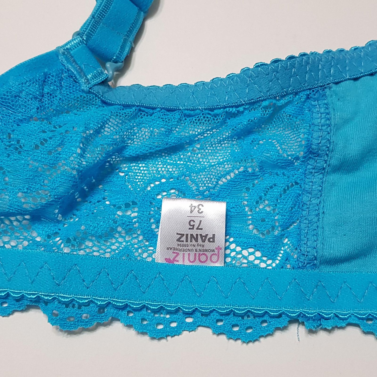 سوتین زنانه پانیذ مدل فنردار گیپوری کد 66365-new -  - 6