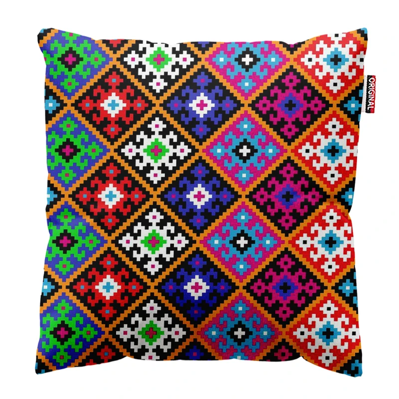 کوسن پاد آفرین مدل سنتی گل کد k106 سایز 30×30 سانتی‌متر