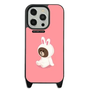 AKAM AMCWLA14PRO-BROWN14 Cover For Apple iPhone 14 Pro