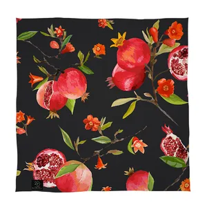 دستمال سر و گردن 27 مدل انار کد H11