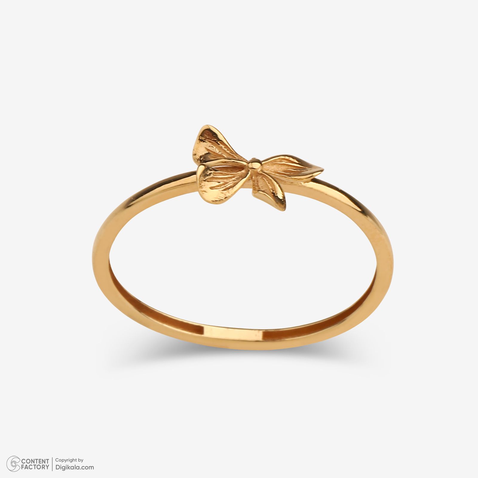انگشتر طلا 18 عیار زنانه گلدم مدل R347009 سایز 56 -  - 4
