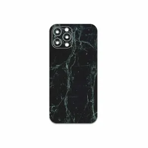 MAHOOT Graphite-Green-Marble Cover Sticker for Apple iPhone 12 Pro Max