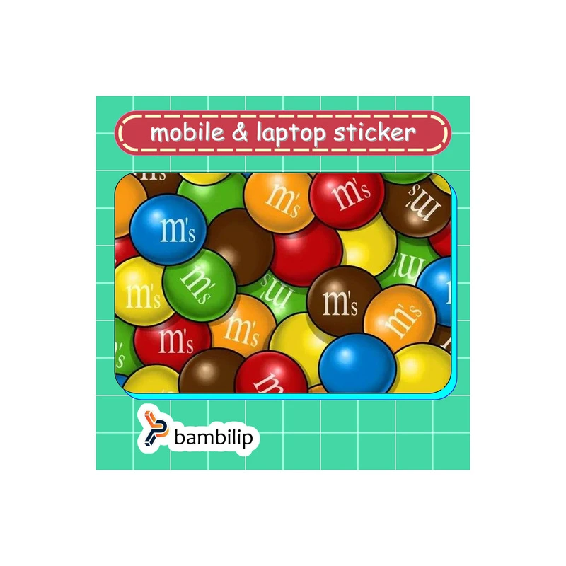 استیکر بامبیلیپ مدل کارت عابر طرح پترن اسمارتیز خوشمزه کد 8812355