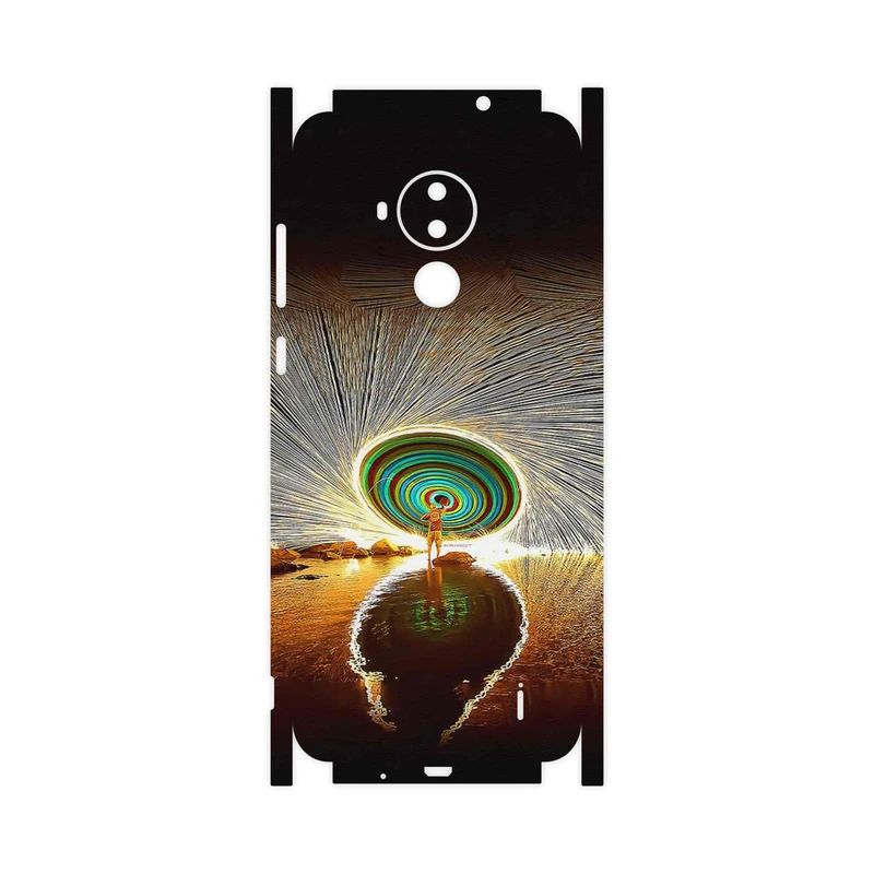 برچسب پوششی ماهوت مدل Night Light Fountain-FullSkin مناسب برای گوشی موبایل نوکیا C30