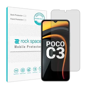 Rockspace transparent screen protector HyGEL model suitable for Xiaomi Poco C3 mobile phone