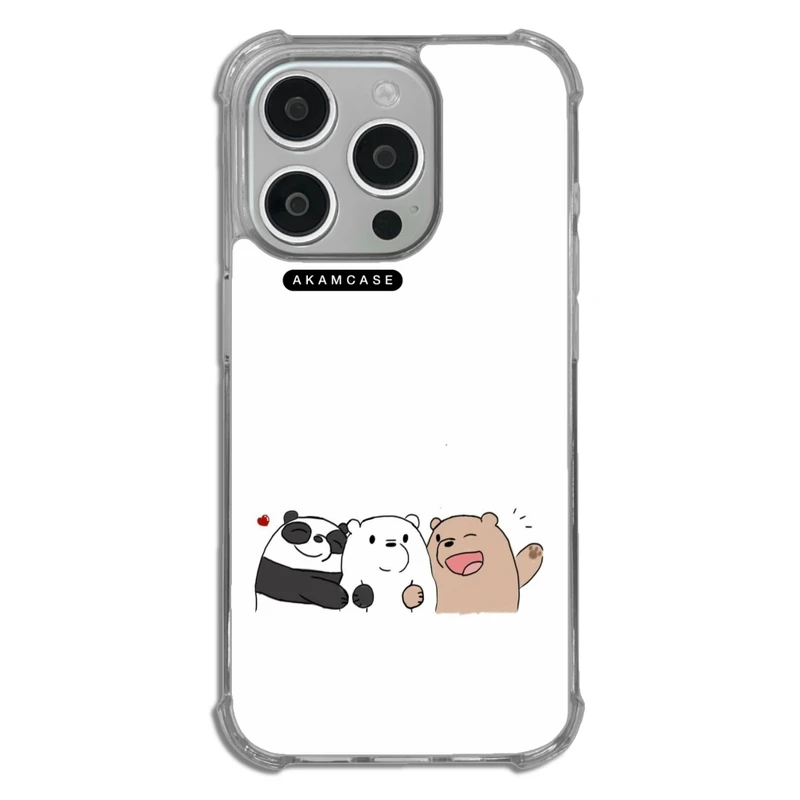 کاور آکام مدل AMCWTA15PRO-BARE BEAR14 مناسب برای گوشی موبایل اپل iPhone 15 Pro