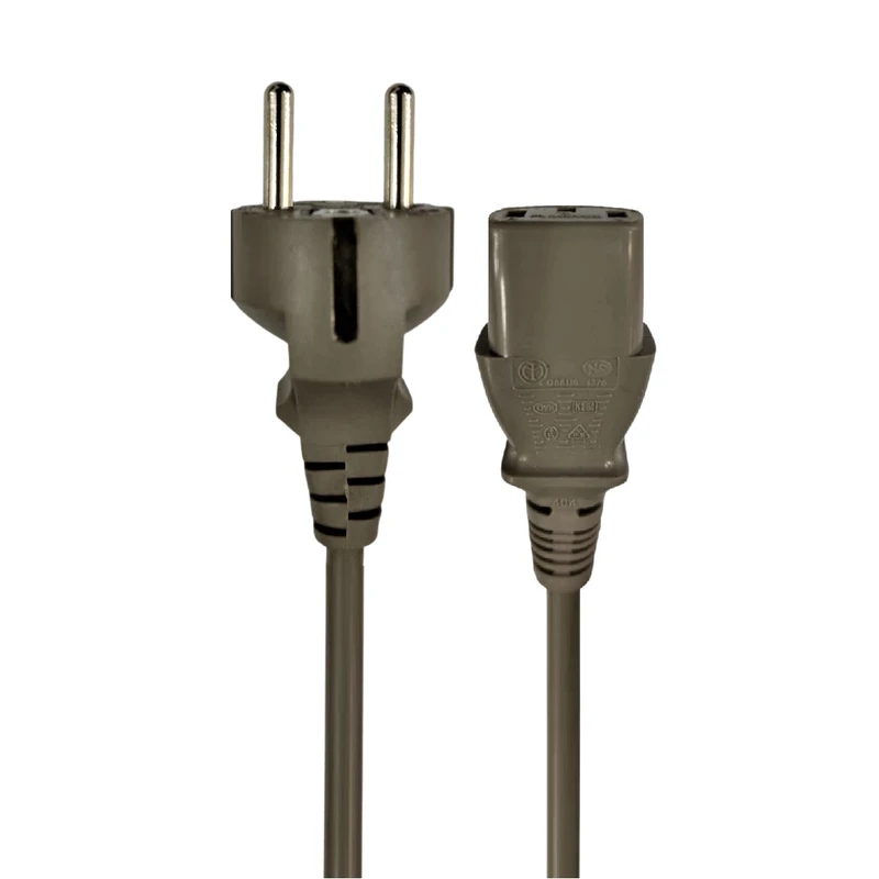 کابل برق سه پین منبع تغذیه کامپیوتر مدل FK2-6890 طول 1.8 متر