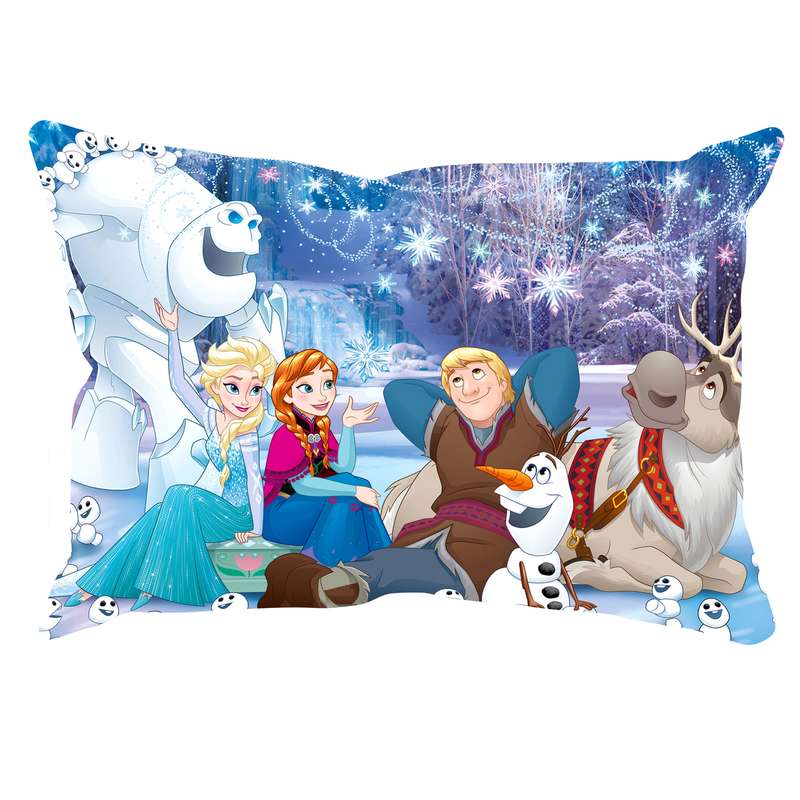 رو بالشی مدل فروزن دورو طرح دار کد 90250