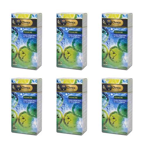 کاندوم  خاردار و تاخیری کلایمکس مدل Pleasure 8 شش بسته 12 عددی 