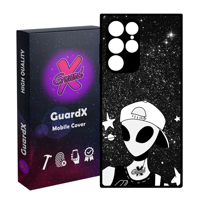 کاور گارد ایکس طرح Alien مدل Glass10307 مناسب برای گوشی موبایل سامسونگ Galaxy S23 Ultra