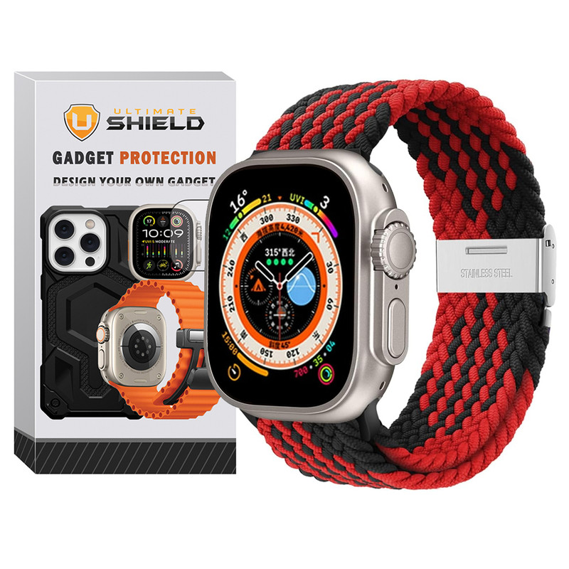 بند آلتیمیت شیلد مدل Braided GK مناسب برای اپل واچ 49 mm سری Ultra / Ultra 2