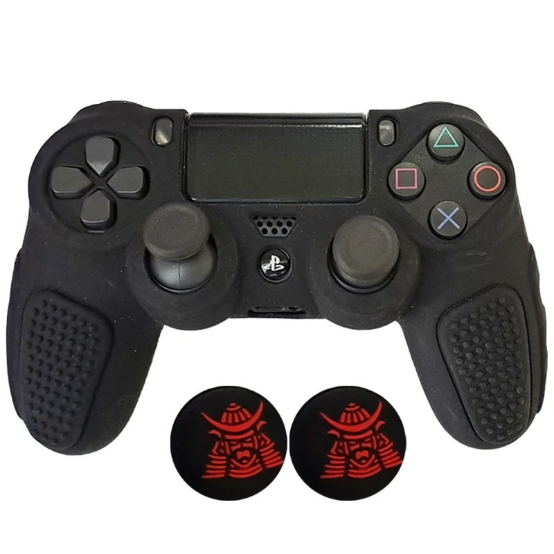 محافظ دسته پلی استیشن ۴ مدل Anti slip PS4394 به همراه روکش آنالوگ