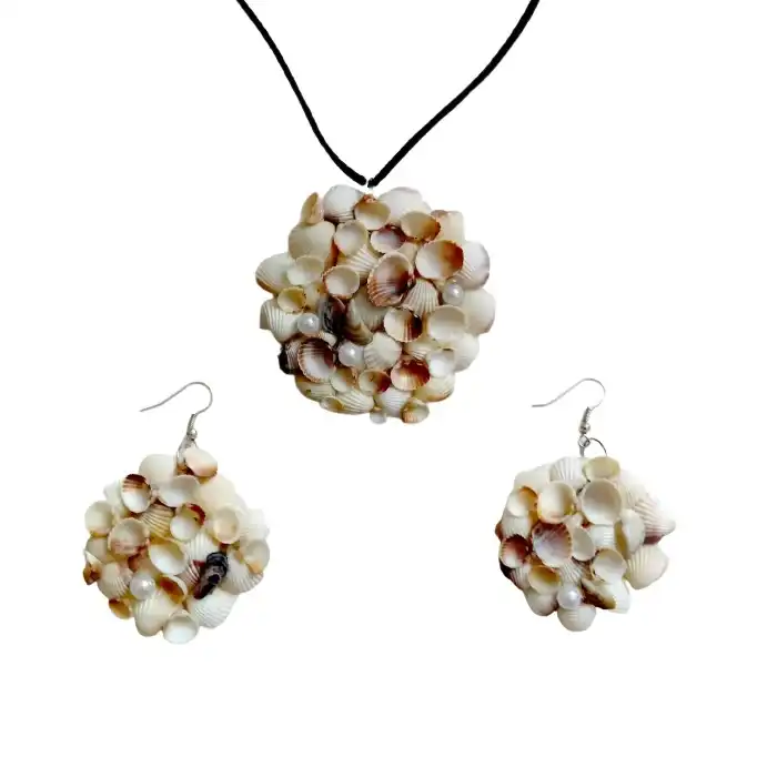 نیم ست زنانه مدل صدفی