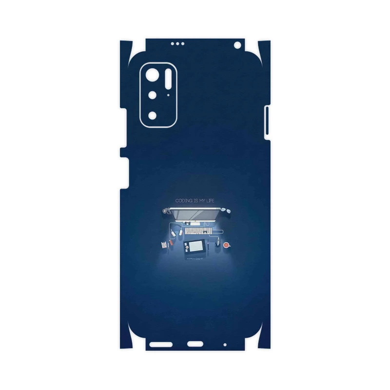 برچسب پوششی ماهوت مدل Programming 3-FullSkin مناسب برای گوشی موبایل شیائومی Poco M3 Pro 5G