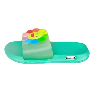 دمپایی زنانه پایون طرح گل کد FRZ.2660