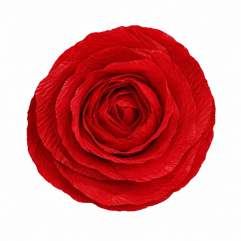 گل مصنوعی مدل رز کاغذی