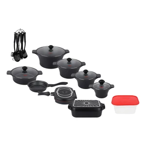 سرویس قابلمه و تابه گرانیت 26 پارچه تکنو مدل آناهیتا