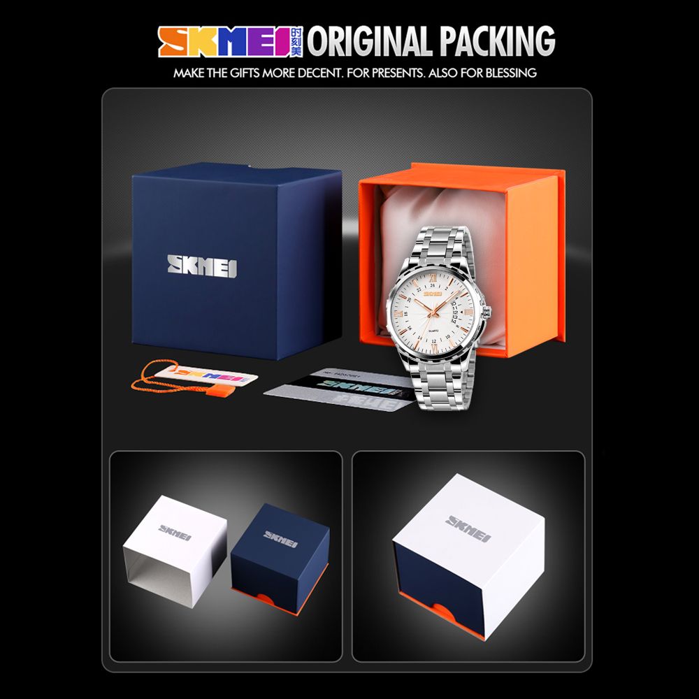 ساعت مچی عقربه ای مردانه اسکمی مدل 9069W-NP - - 3