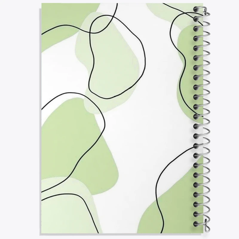 دفتر نقاشی 50 برگ خندالو طرح لکه رنگ مینیمال کد N1863