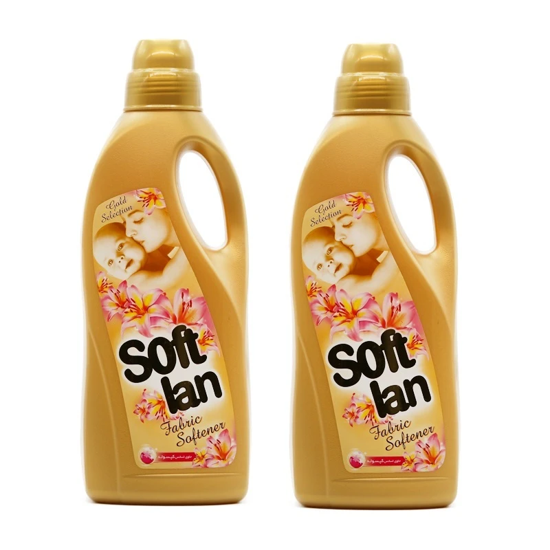نرم کننده حوله و لباس سافتلن مدل زرین وزن 2000 گرم بسته 2 عددی