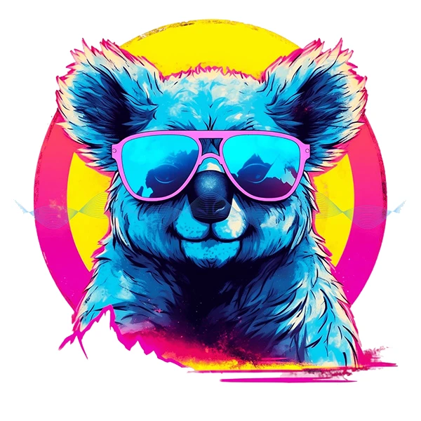 استیکر پارچه و لباس پاد آفرین طرح خرس بامزه کد 3753