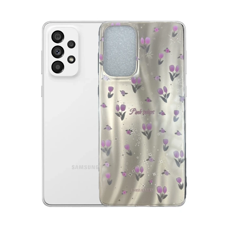 کاور طرح گل لاله مناسب برای گوشی موبایل سامسونگ Galaxy A73