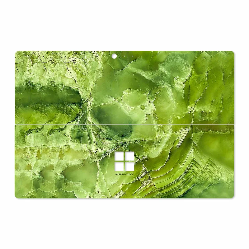 برچسب پوششی ماهوت مدل Green Crystal Marble مناسب برای تبلت مایکروسافت Surface Pro 4 2015