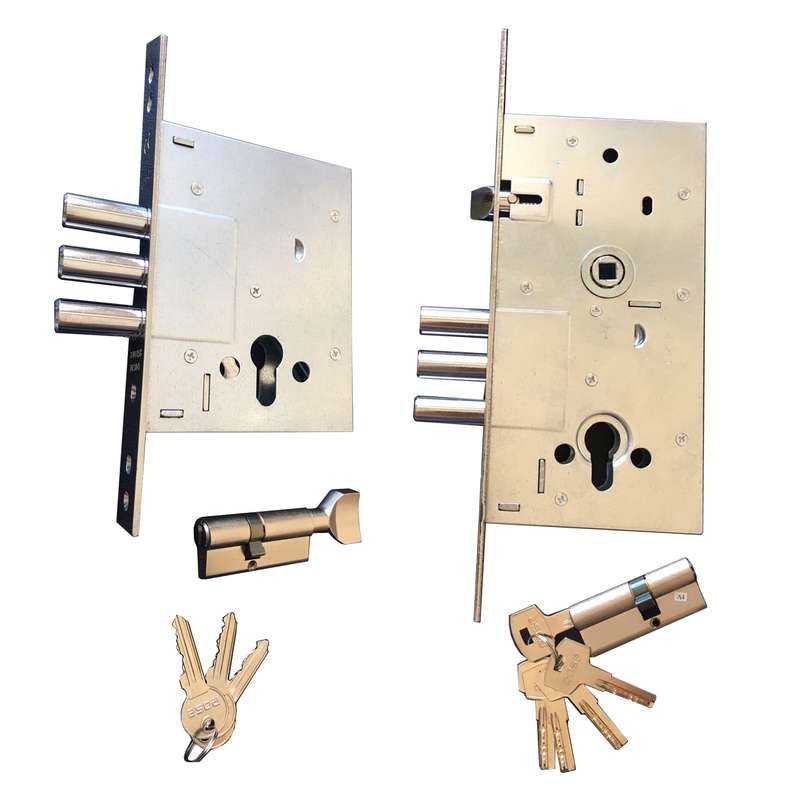 قفل و سیلندر رز مدل 252-257 مجموعه ۴ عددی