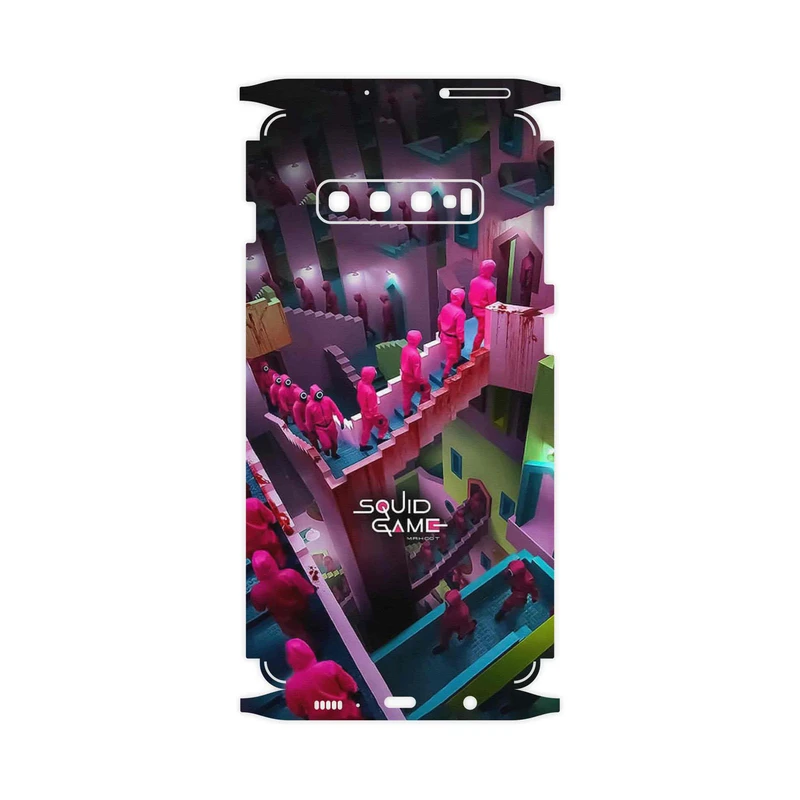 برچسب پوششی ماهوت مدل Squid Game-FullSkin مناسب برای گوشی موبایل سامسونگ Galaxy S10 Plus