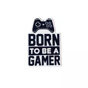 استیکر لپتاپ طرح born to be a gamer کد 050