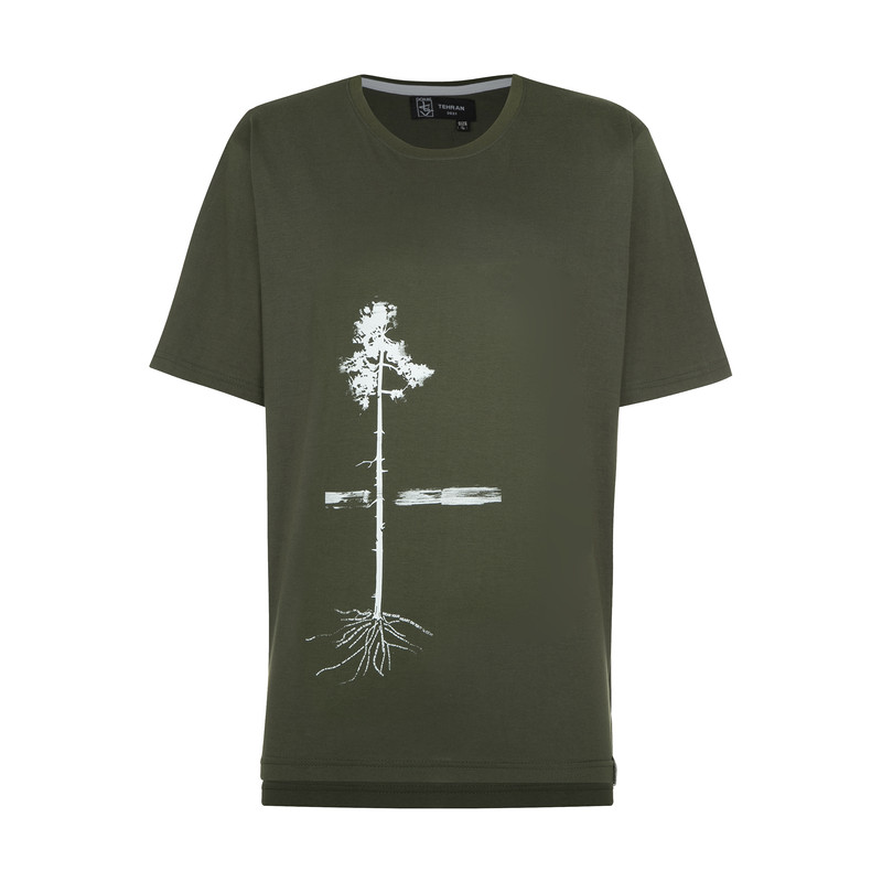 تی شرت آستین کوتاه زنانه مدل جاودانگی 02 رنگ سبز