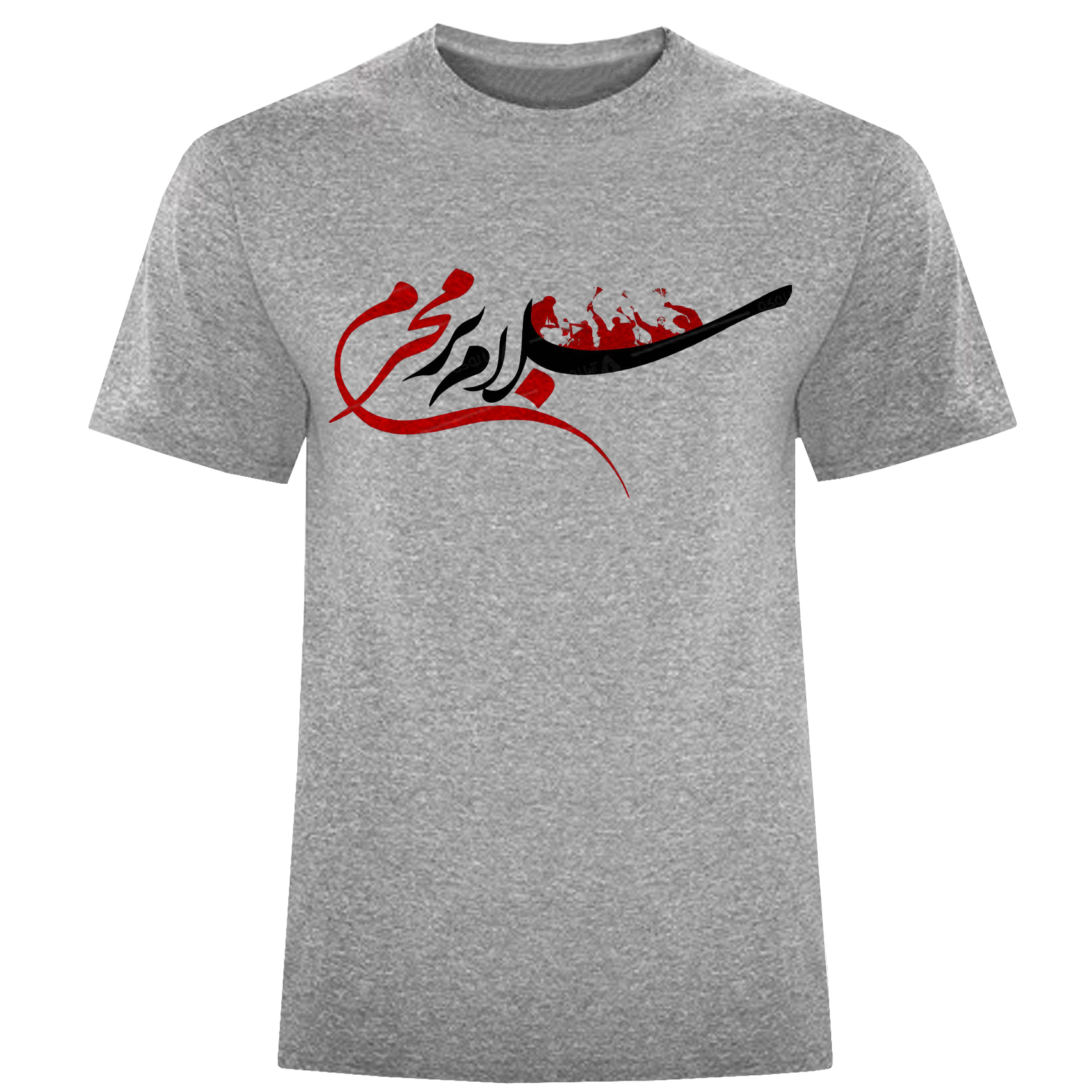 تی شرت آستین کوتاه مردانه مدل سلام بر محرم F1405