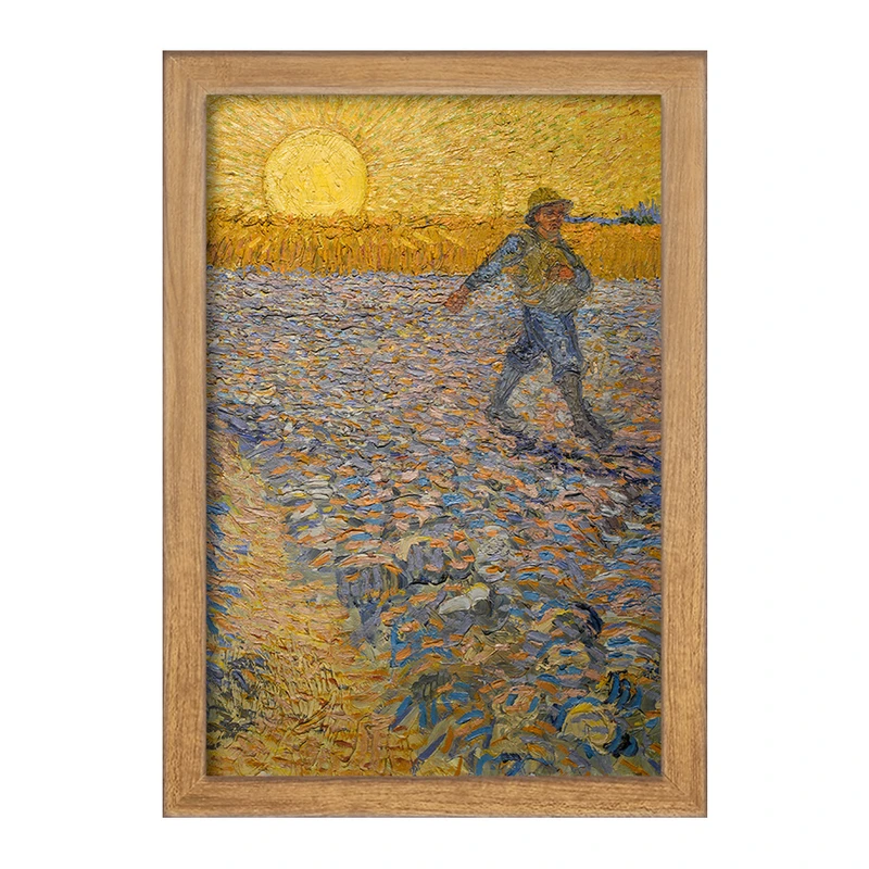 تابلو خندالو مدل بذرپاش ونسان ونگوگ (Van Gogh) کد 36821