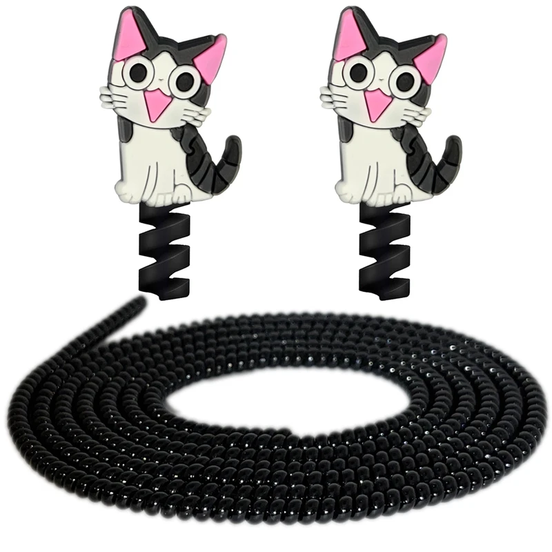محافظ کابل رینیکا مدل Cute Cat NF03 مجموعه 3 عددی