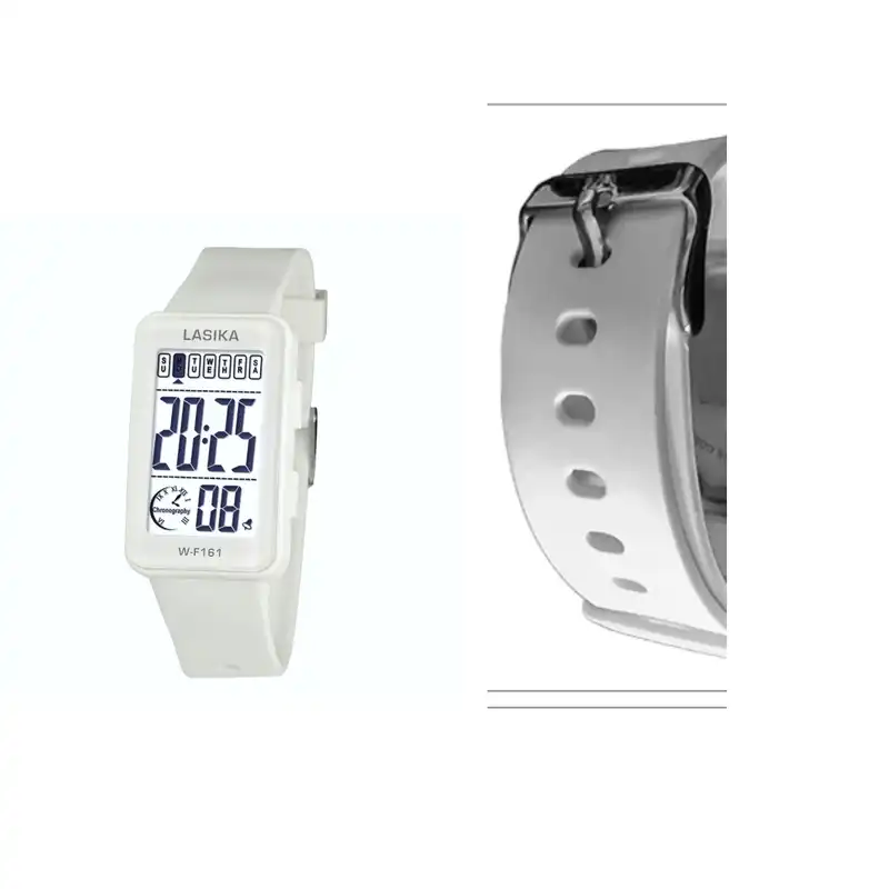 ساعت مچی دیجیتال لاسیکا مدل کوارتز بند پیو کرنومتر دار کد ۸