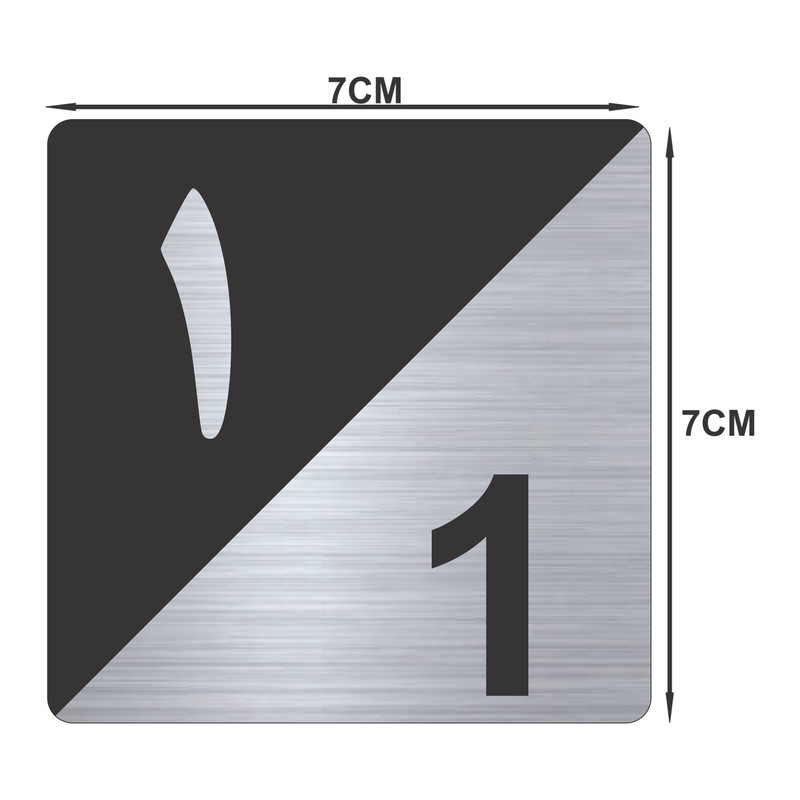 تابلو نشانگر طرح پلاک واحد شماره یک مدل TR-90