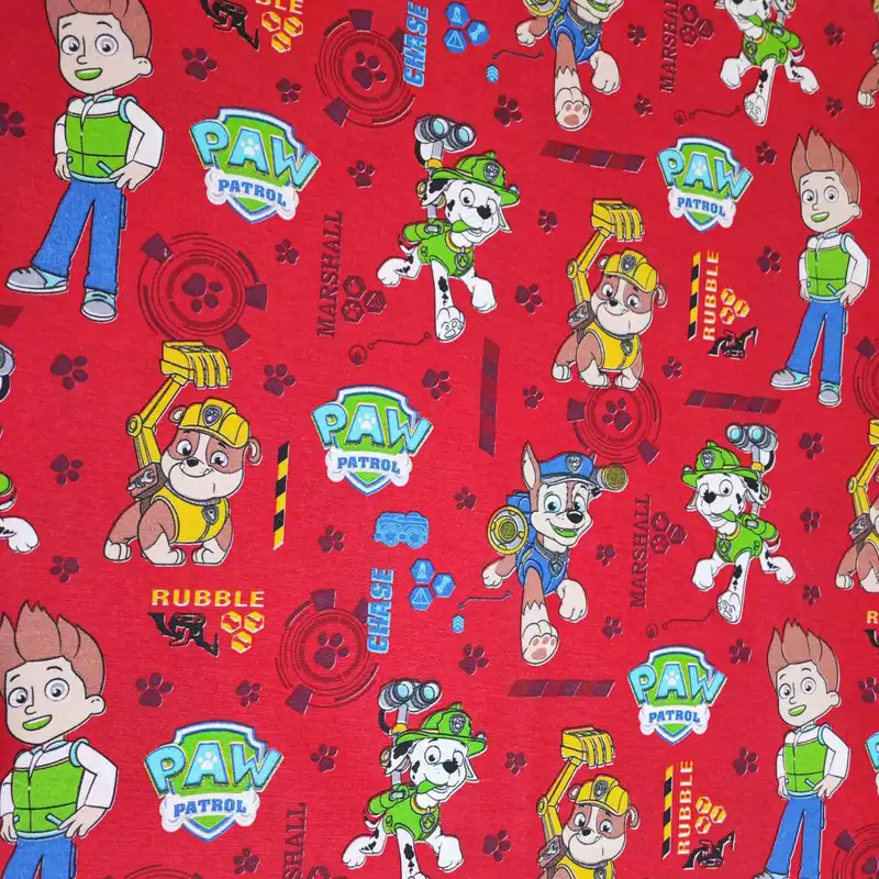 پارچه ملحفه طرح کودک مدل سگ نگهبان