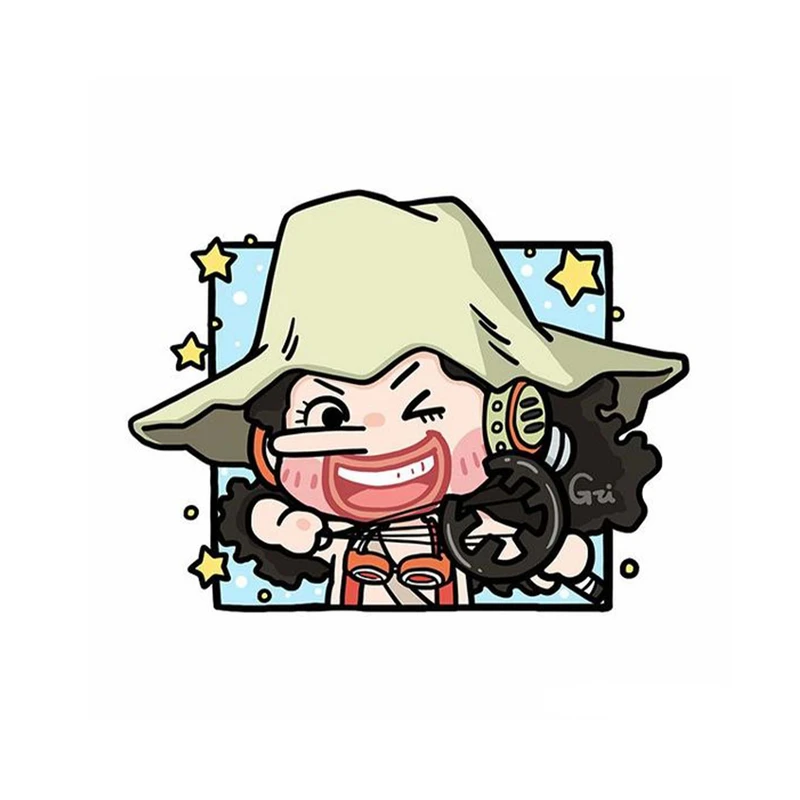 استیکر لپ تاپ و موبایل مدل انیمه طرح وان پیس اوسوپ one piece usopp کد 4674
