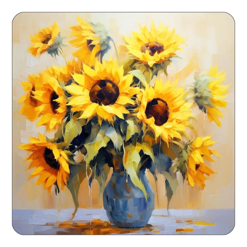 مگنت کاکتی طرح نقاشی رنگ روغن مدل mp69847