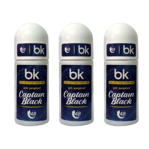 رول ضد تعریق مردانه بی کی مدل captain black حجم 60 میلی لیتر