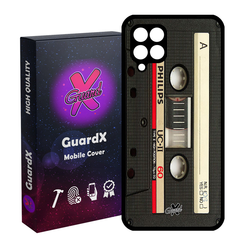 کاور گارد ایکس طرح Cassette مدل Glass10063 مناسب برای گوشی موبایل سامسونگ Galaxy A12