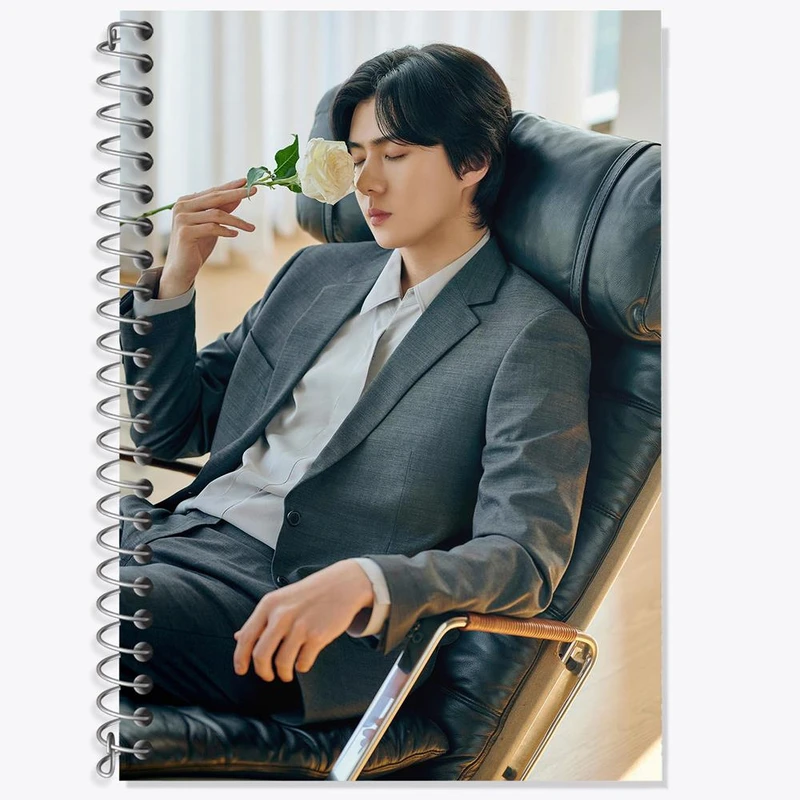 دفتر لغت 50 برگ خندالو مدل سهون گروه اکسو EXO کد 13474