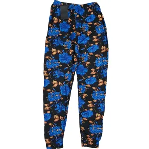 شلوار زنانه مدل گیاهی پنبه ای گل دار