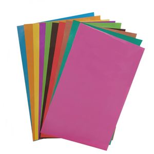 نقد و بررسی کاغذ گلاسه رنگی 25x34 کد 8214 بسته 10 عددی توسط خریداران