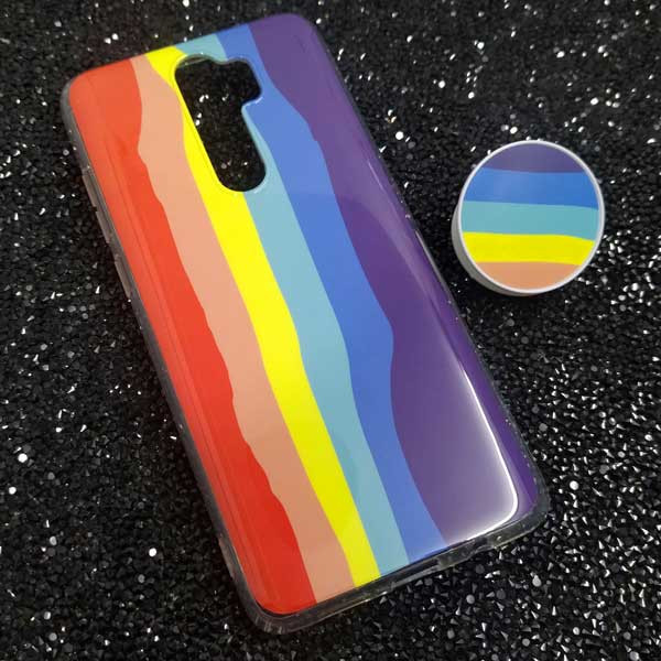 کاور مدل XM275G مناسب برای گوشی موبایل شیائومی Redmi Note 8 Pro به همراه پایه نگهدارنده