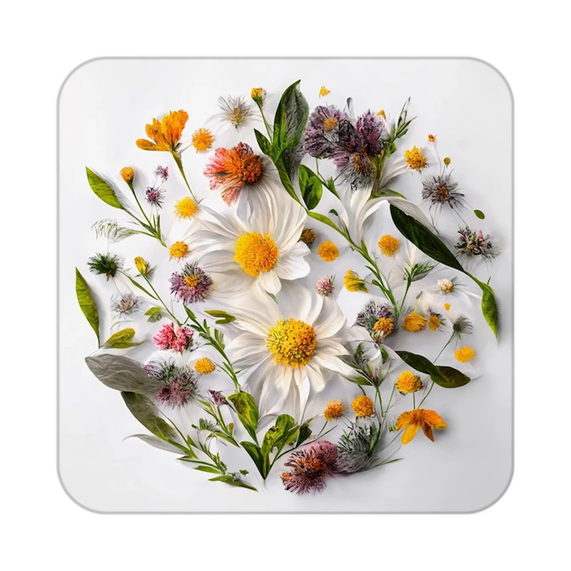 زیر لیوانی کاکتی طرح گل مدل mp16064