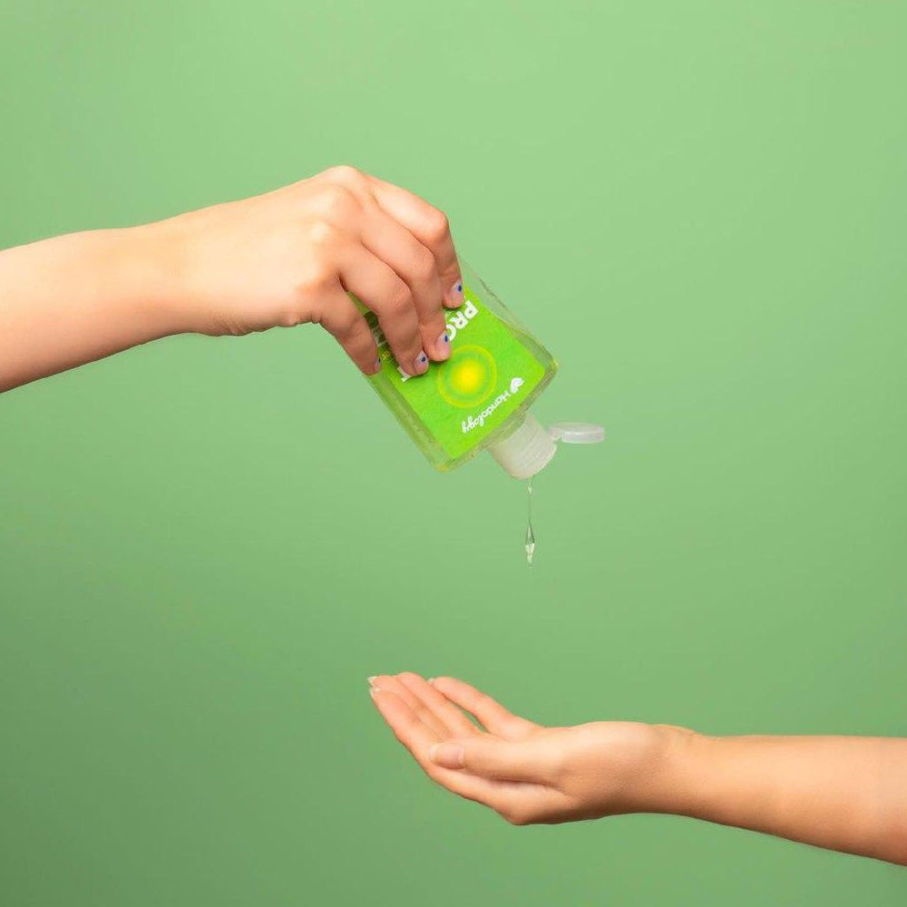 ژل ضد عفونی کننده هندولوژی مدل چای سبز حجم 165 میلی لیتر مجموعه 5 عددی