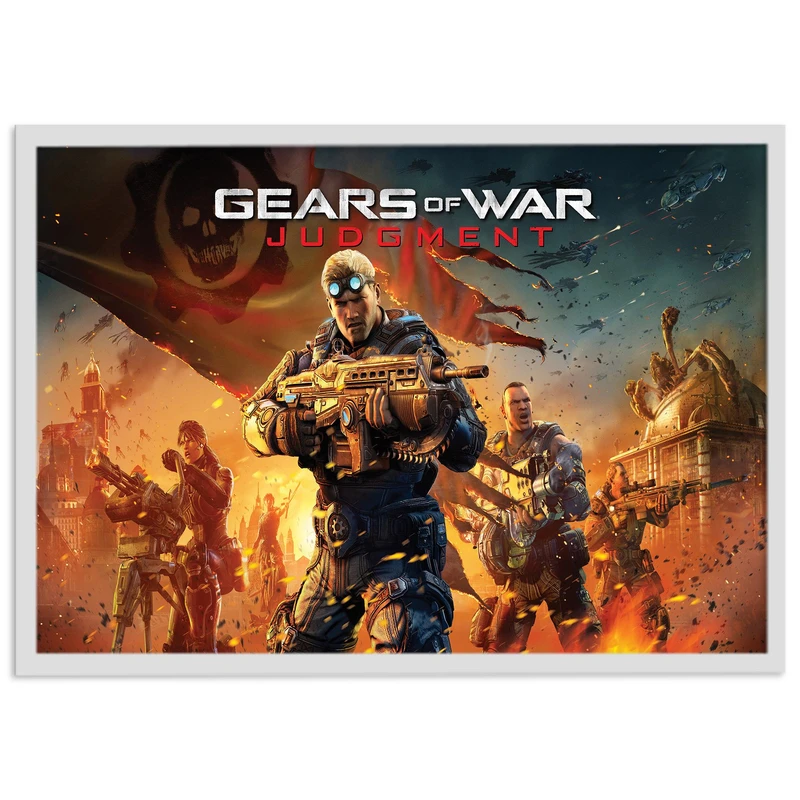 تابلو نوری بکلیت طرح بازی گیمنت Gears Of War مدل W-s1403