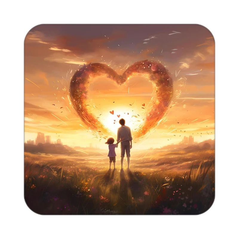 زیر لیوانی کاکتی مدل عاشقانه کد mp12784