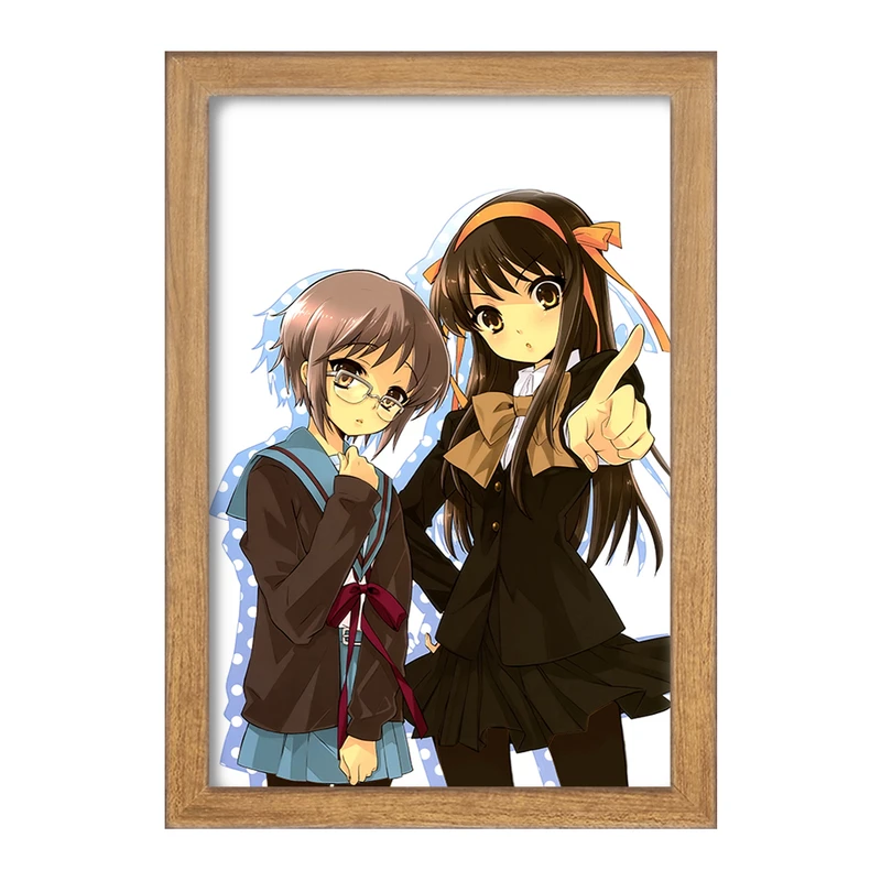 تابلو خندالو مدل هاروهی و یوکی انیمه ناپدید شدن هاروهی سوزومیا کد 24322